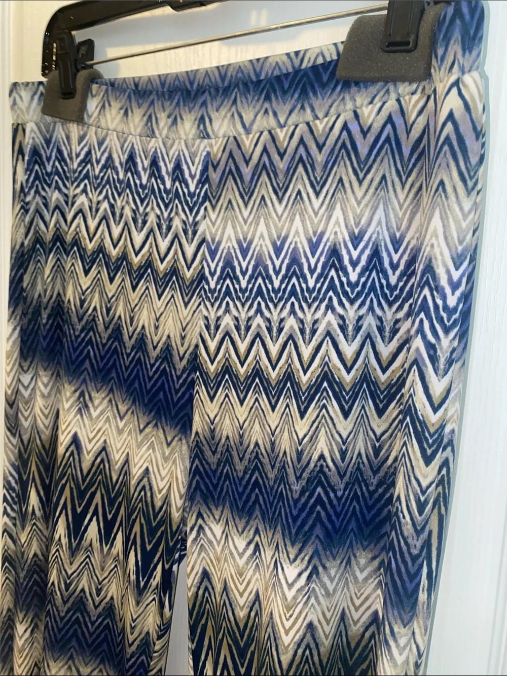 new directions Blue & White Trouser Pants